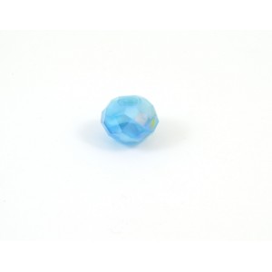 Bille de verre aqua blue AB 9x6mm